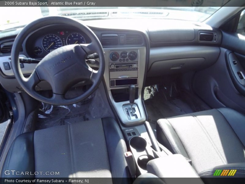 Atlantic Blue Pearl / Gray 2006 Subaru Baja Sport