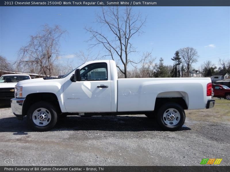 Summit White / Dark Titanium 2013 Chevrolet Silverado 2500HD Work Truck Regular Cab