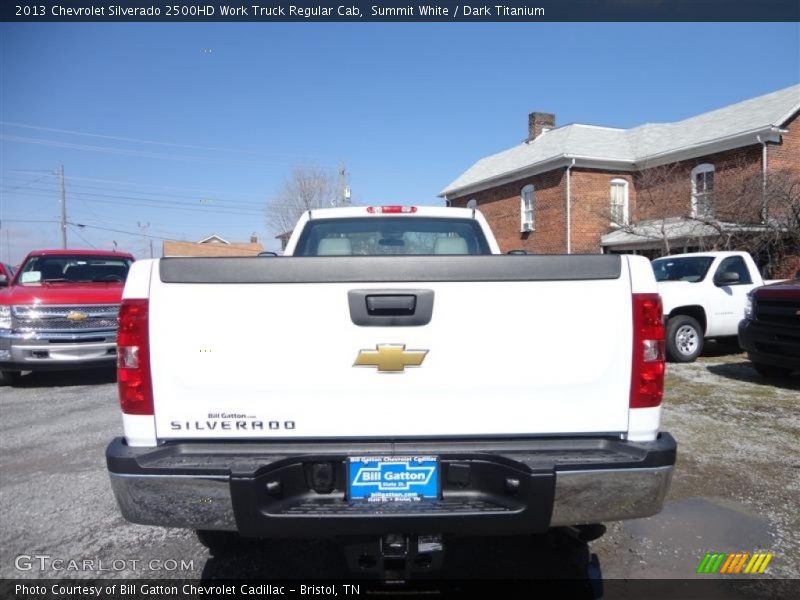 Summit White / Dark Titanium 2013 Chevrolet Silverado 2500HD Work Truck Regular Cab