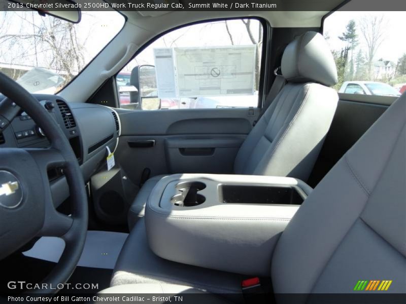 Summit White / Dark Titanium 2013 Chevrolet Silverado 2500HD Work Truck Regular Cab
