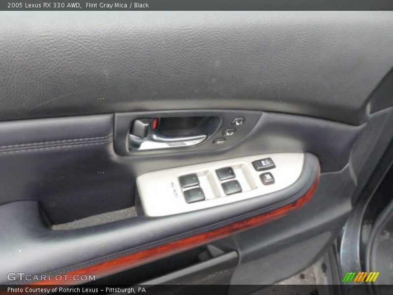 Flint Gray Mica / Black 2005 Lexus RX 330 AWD