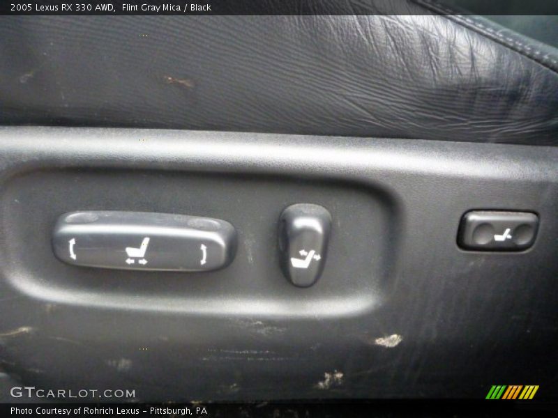 Flint Gray Mica / Black 2005 Lexus RX 330 AWD