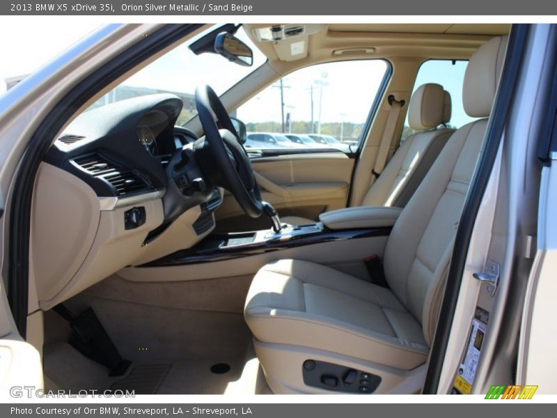 Orion Silver Metallic / Sand Beige 2013 BMW X5 xDrive 35i