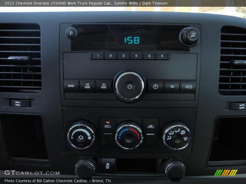 Summit White / Dark Titanium 2013 Chevrolet Silverado 2500HD Work Truck Regular Cab