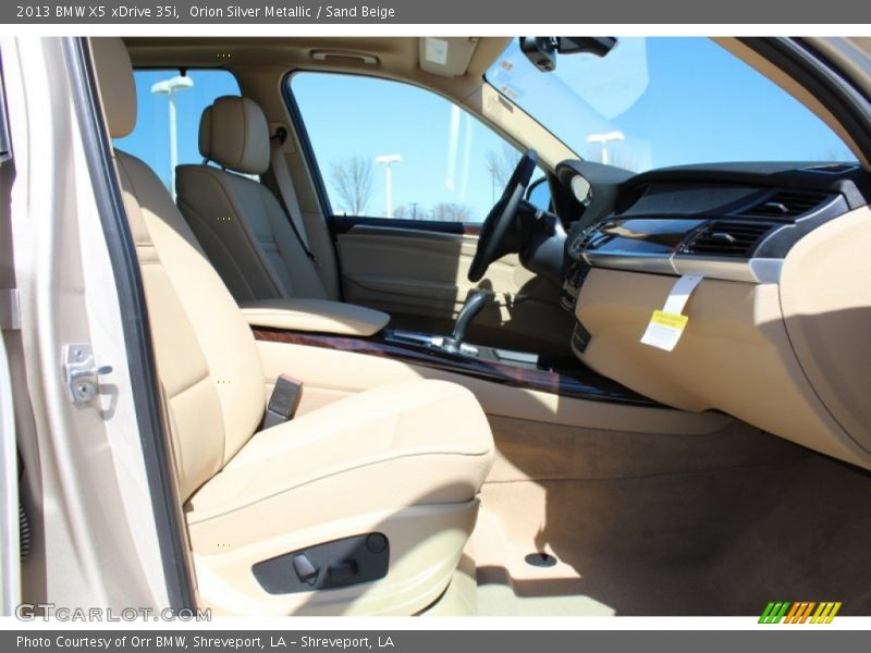 Orion Silver Metallic / Sand Beige 2013 BMW X5 xDrive 35i