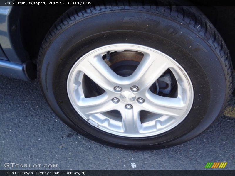 Atlantic Blue Pearl / Gray 2006 Subaru Baja Sport