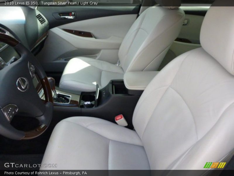 Tungsten Silver Pearl / Light Gray 2010 Lexus ES 350