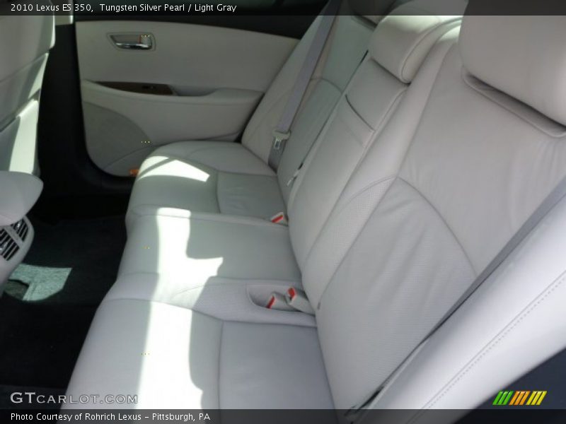 Tungsten Silver Pearl / Light Gray 2010 Lexus ES 350