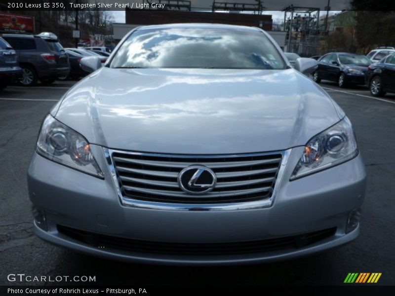 Tungsten Silver Pearl / Light Gray 2010 Lexus ES 350