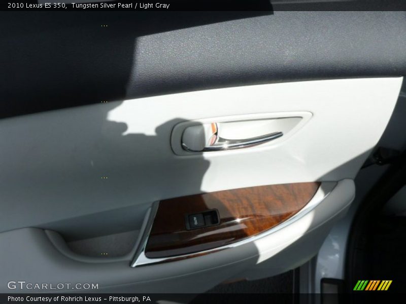 Tungsten Silver Pearl / Light Gray 2010 Lexus ES 350