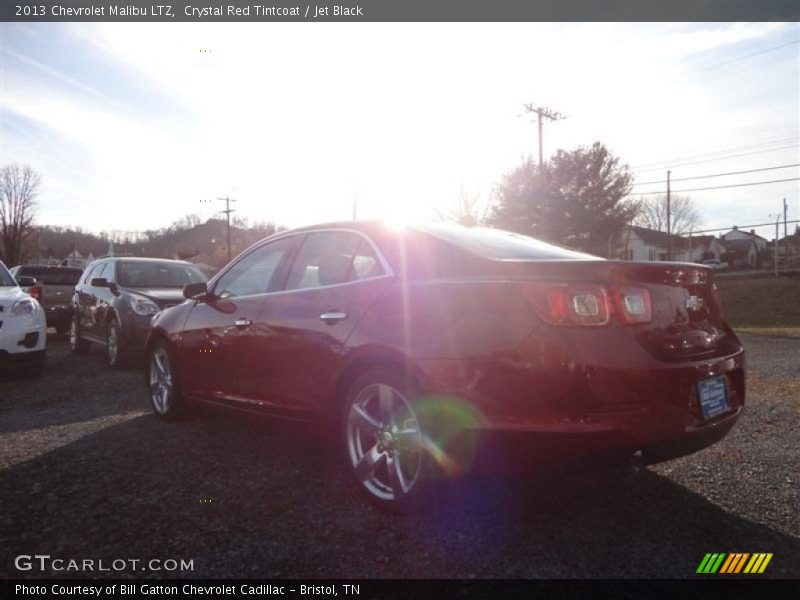 Crystal Red Tintcoat / Jet Black 2013 Chevrolet Malibu LTZ