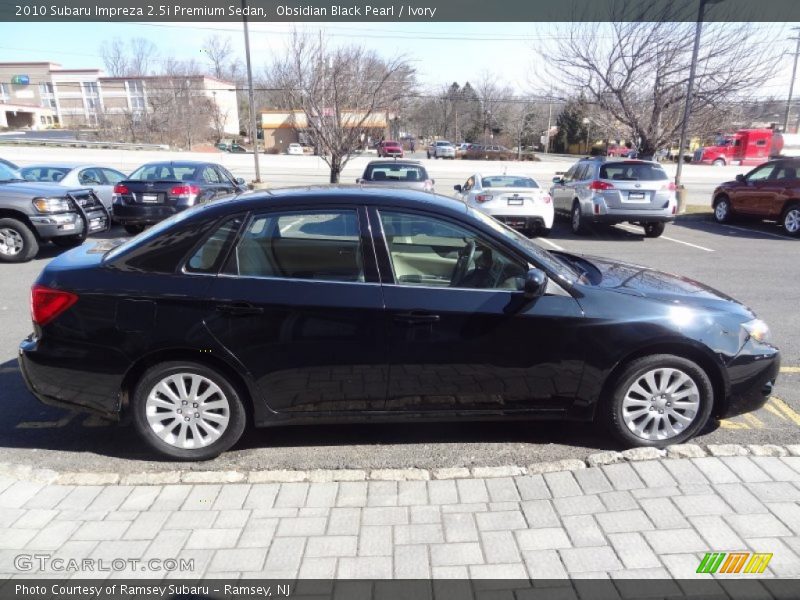  2010 Impreza 2.5i Premium Sedan Obsidian Black Pearl