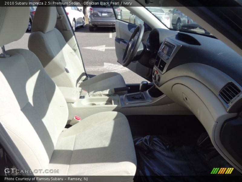 Obsidian Black Pearl / Ivory 2010 Subaru Impreza 2.5i Premium Sedan