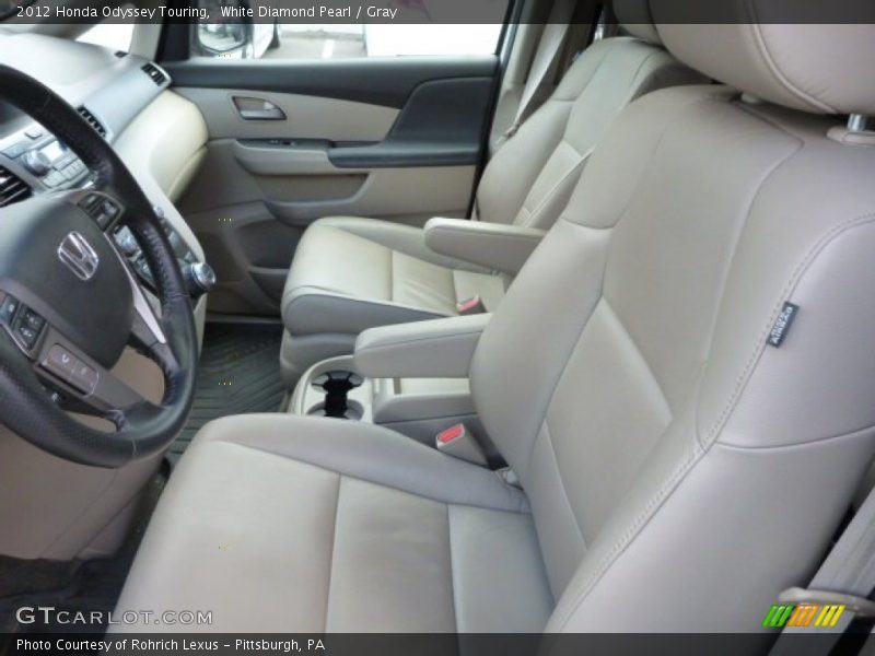 Front Seat of 2012 Odyssey Touring
