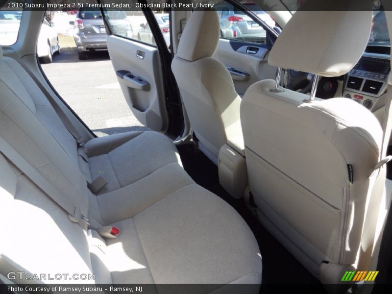 Obsidian Black Pearl / Ivory 2010 Subaru Impreza 2.5i Premium Sedan