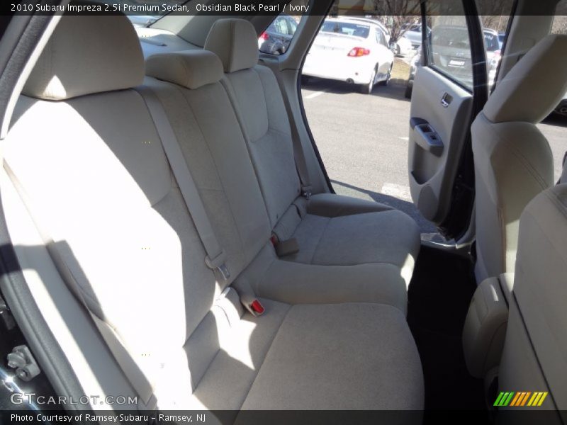 Obsidian Black Pearl / Ivory 2010 Subaru Impreza 2.5i Premium Sedan