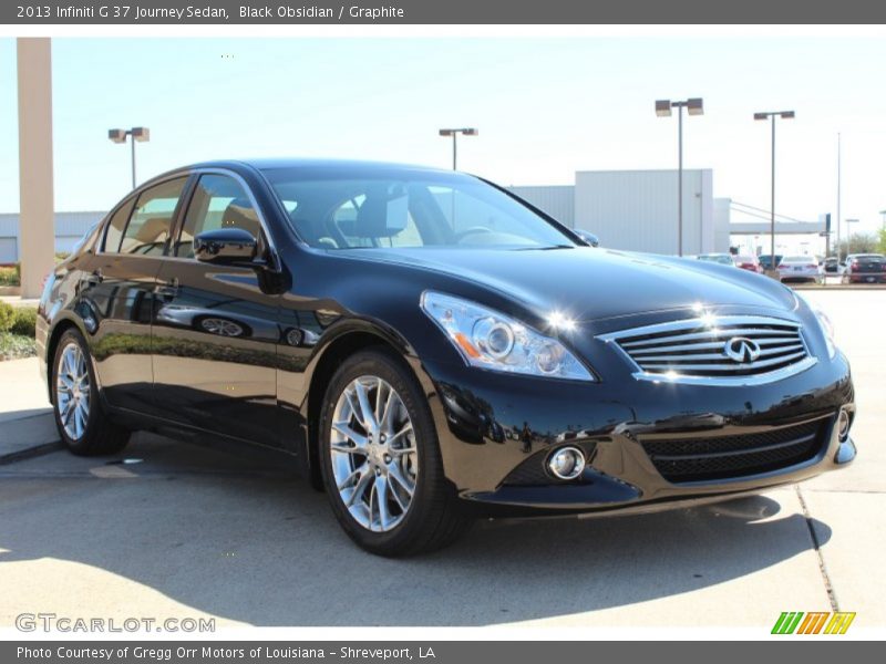 Black Obsidian / Graphite 2013 Infiniti G 37 Journey Sedan