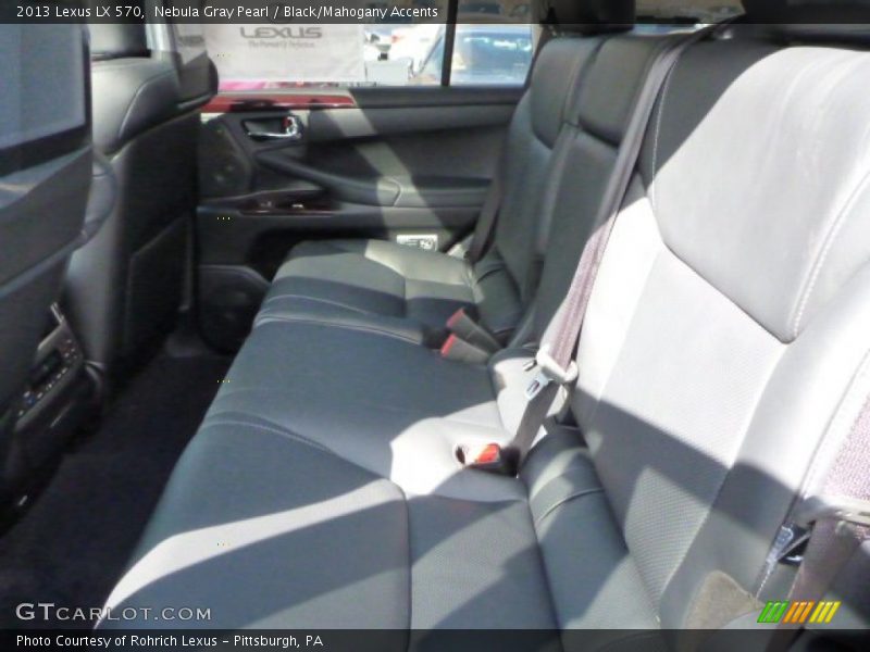 Nebula Gray Pearl / Black/Mahogany Accents 2013 Lexus LX 570