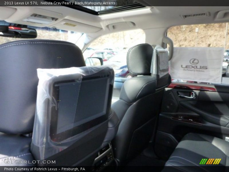 Nebula Gray Pearl / Black/Mahogany Accents 2013 Lexus LX 570