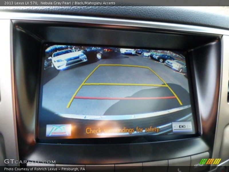 Nebula Gray Pearl / Black/Mahogany Accents 2013 Lexus LX 570
