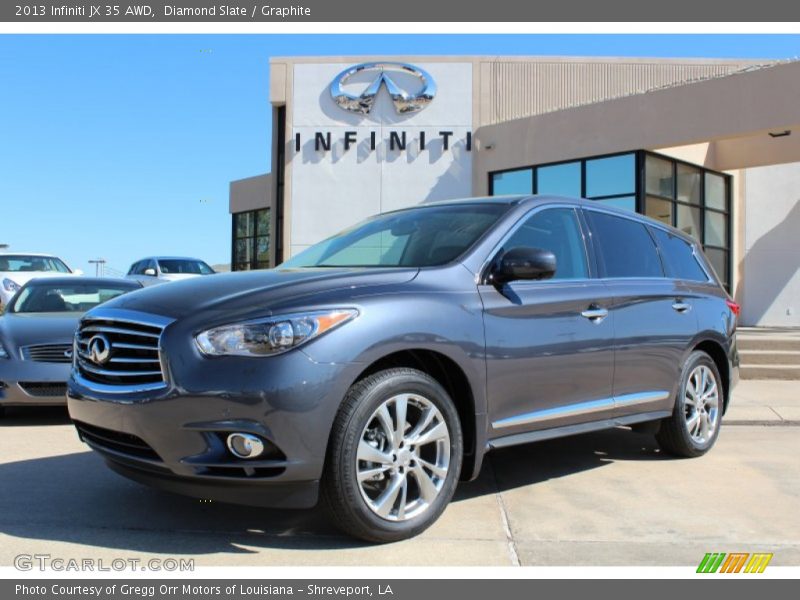 Diamond Slate / Graphite 2013 Infiniti JX 35 AWD