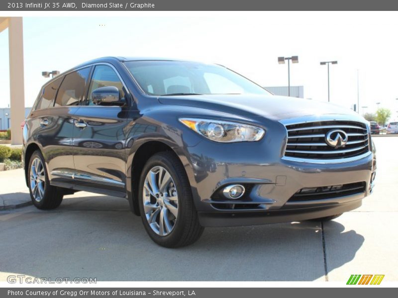 Diamond Slate / Graphite 2013 Infiniti JX 35 AWD