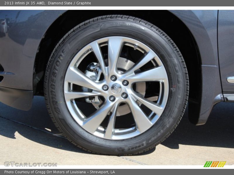 Diamond Slate / Graphite 2013 Infiniti JX 35 AWD
