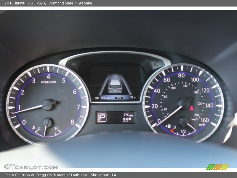 Diamond Slate / Graphite 2013 Infiniti JX 35 AWD