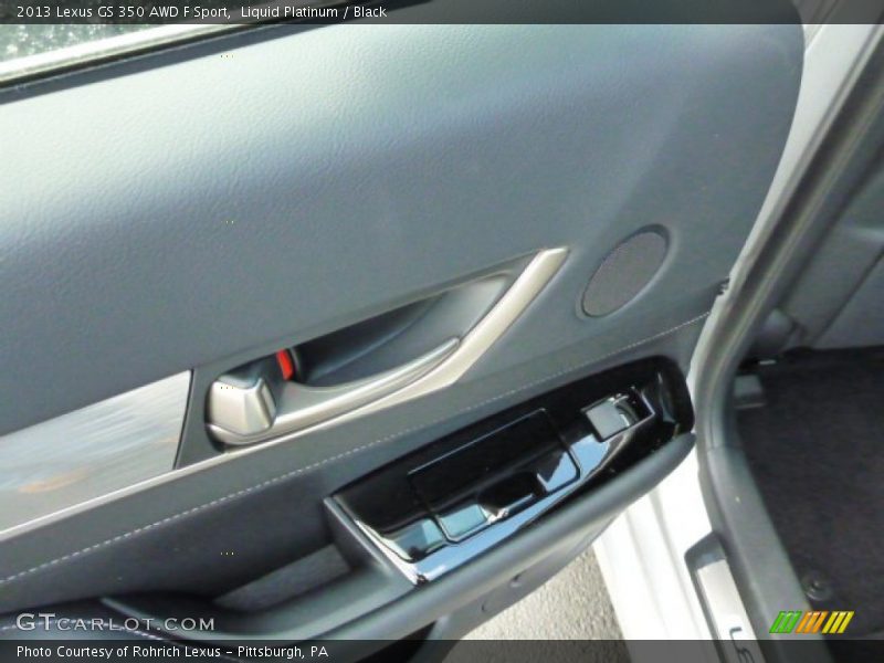 Liquid Platinum / Black 2013 Lexus GS 350 AWD F Sport