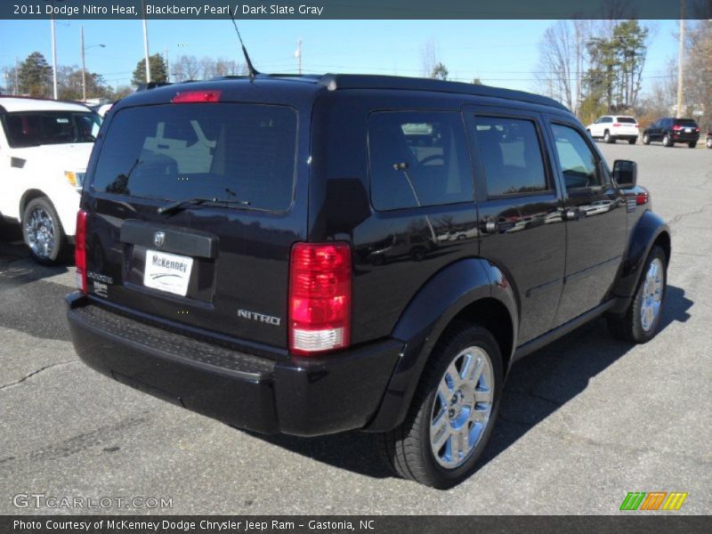 Blackberry Pearl / Dark Slate Gray 2011 Dodge Nitro Heat