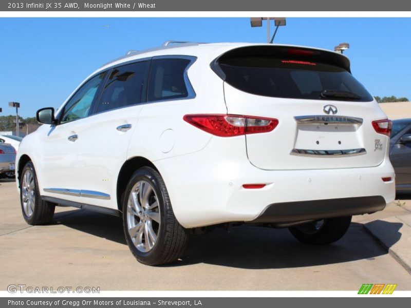 Moonlight White / Wheat 2013 Infiniti JX 35 AWD