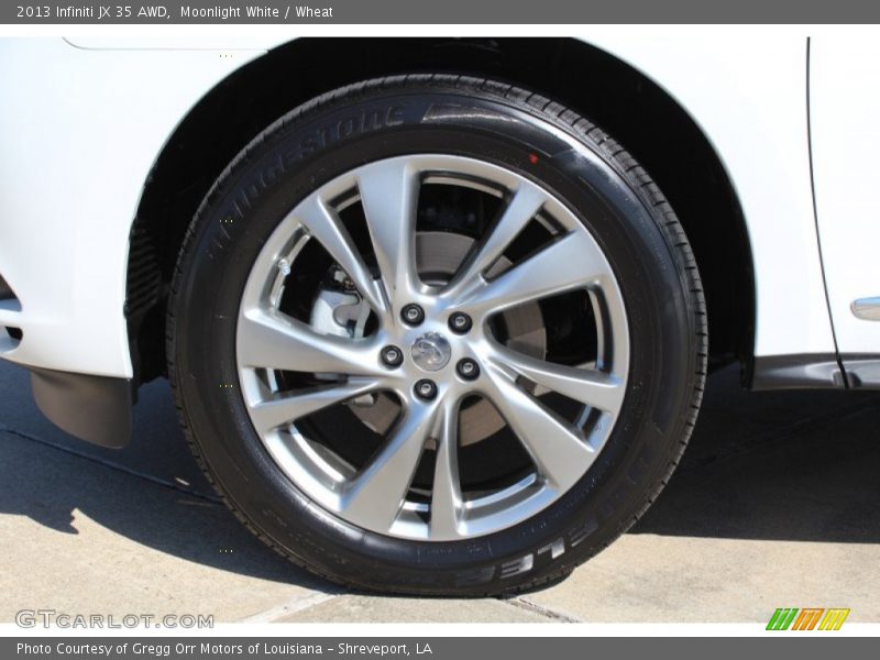 Moonlight White / Wheat 2013 Infiniti JX 35 AWD