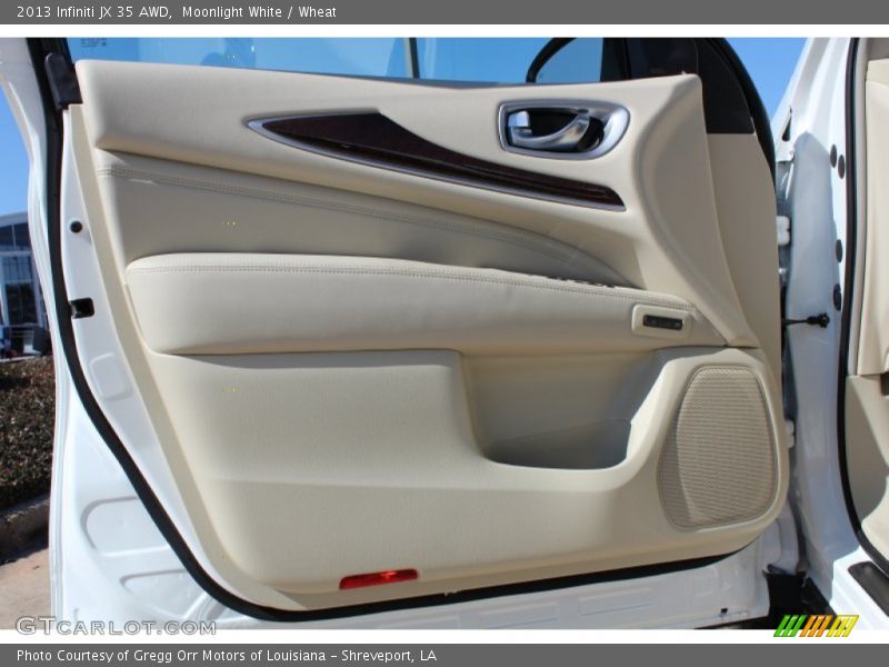 Moonlight White / Wheat 2013 Infiniti JX 35 AWD
