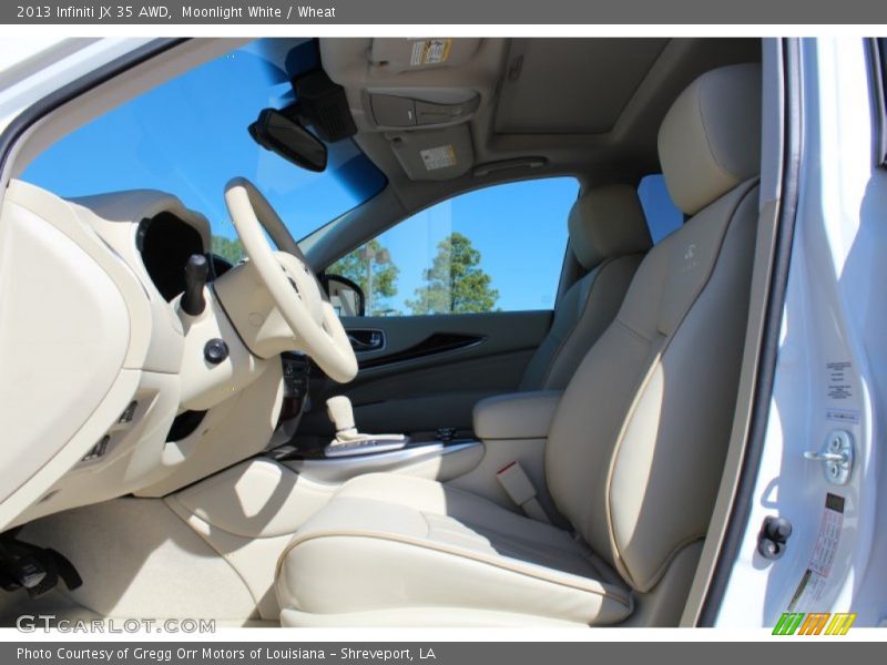 Moonlight White / Wheat 2013 Infiniti JX 35 AWD