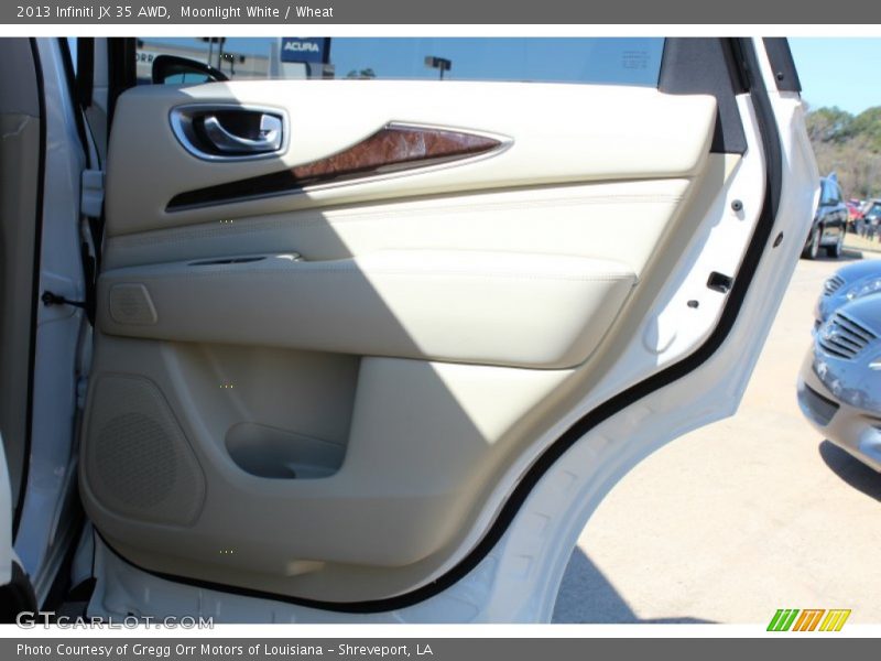 Moonlight White / Wheat 2013 Infiniti JX 35 AWD