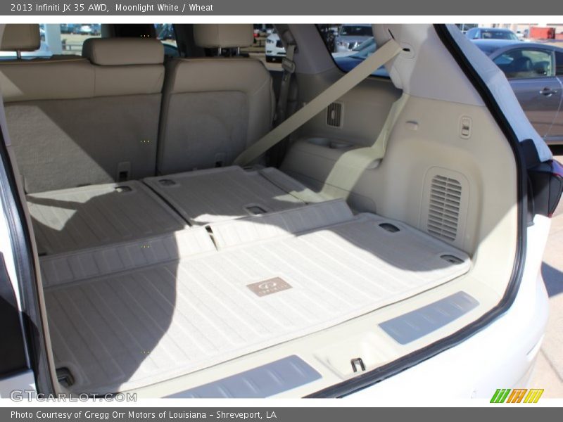 Moonlight White / Wheat 2013 Infiniti JX 35 AWD
