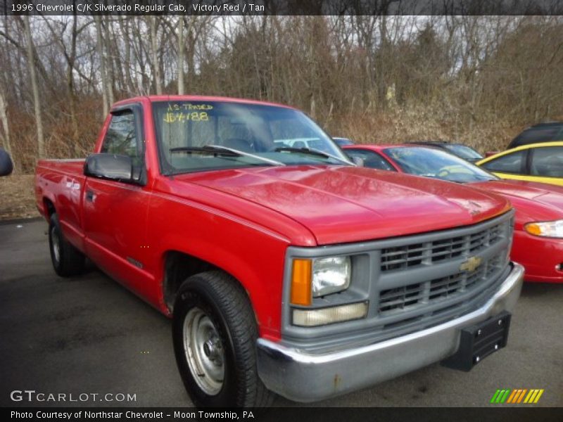 Victory Red / Tan 1996 Chevrolet C/K Silverado Regular Cab