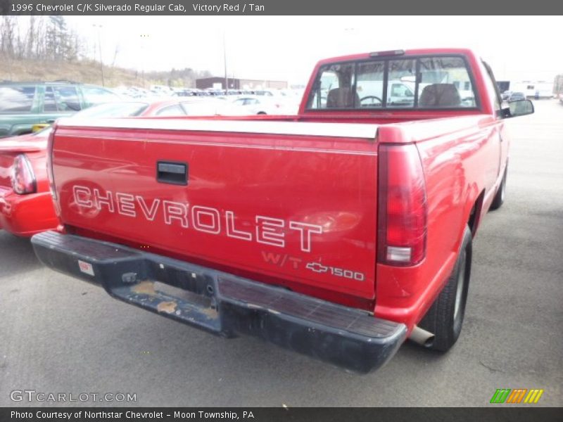 Victory Red / Tan 1996 Chevrolet C/K Silverado Regular Cab