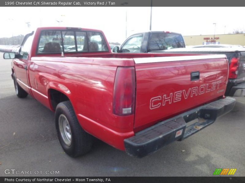 Victory Red / Tan 1996 Chevrolet C/K Silverado Regular Cab