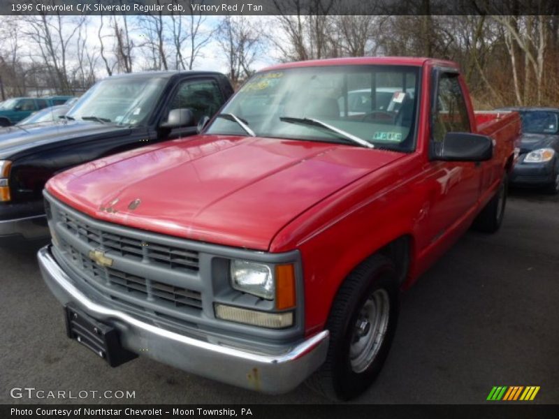 Victory Red / Tan 1996 Chevrolet C/K Silverado Regular Cab