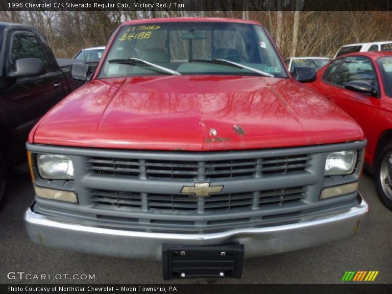 Victory Red / Tan 1996 Chevrolet C/K Silverado Regular Cab