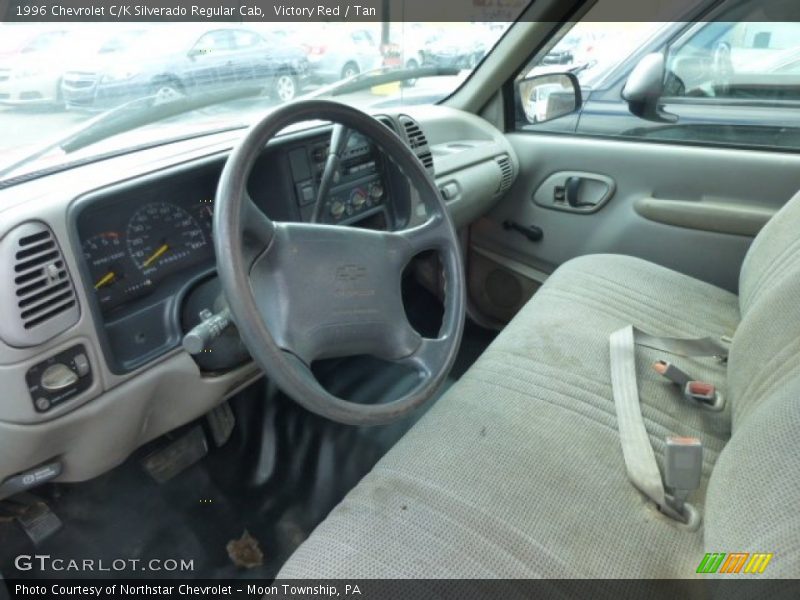 Victory Red / Tan 1996 Chevrolet C/K Silverado Regular Cab