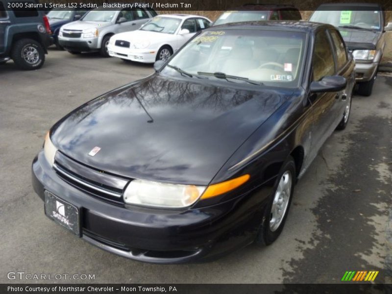 Blackberry Pearl / Medium Tan 2000 Saturn L Series LS2 Sedan