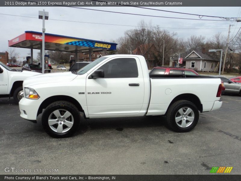 Bright White / Dark Slate Gray/Medium Graystone 2011 Dodge Ram 1500 Express Regular Cab 4x4