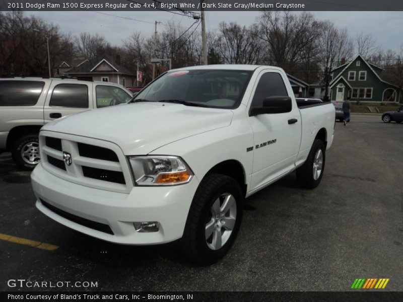 Bright White / Dark Slate Gray/Medium Graystone 2011 Dodge Ram 1500 Express Regular Cab 4x4