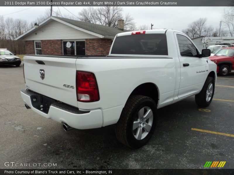 Bright White / Dark Slate Gray/Medium Graystone 2011 Dodge Ram 1500 Express Regular Cab 4x4