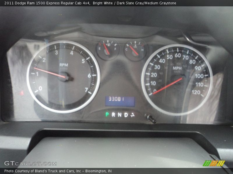 Bright White / Dark Slate Gray/Medium Graystone 2011 Dodge Ram 1500 Express Regular Cab 4x4