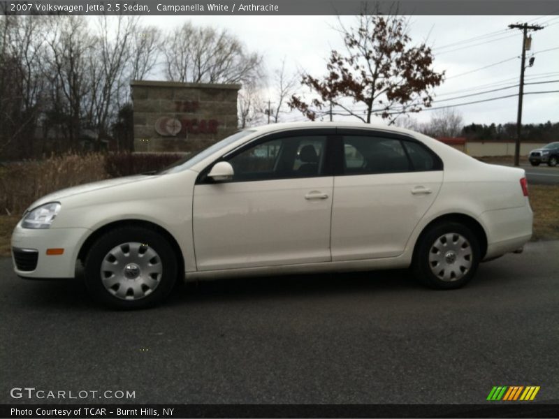 Campanella White / Anthracite 2007 Volkswagen Jetta 2.5 Sedan