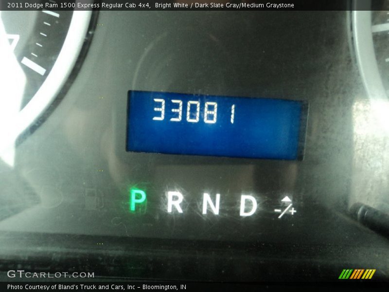 Bright White / Dark Slate Gray/Medium Graystone 2011 Dodge Ram 1500 Express Regular Cab 4x4