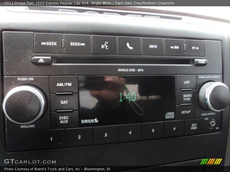 Bright White / Dark Slate Gray/Medium Graystone 2011 Dodge Ram 1500 Express Regular Cab 4x4